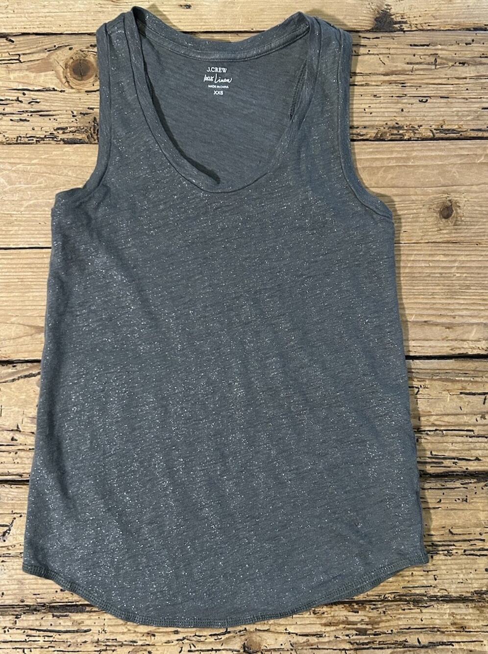 J.Crew Women’s Size XXS Olive Shimmer Tank